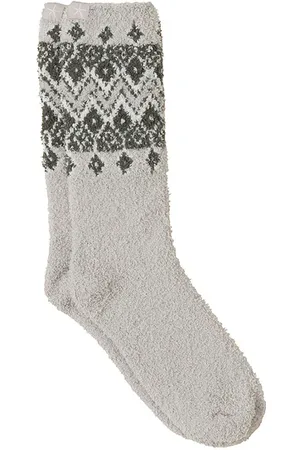 Barefoot Dreams CozyChic Fair Isle Sock in