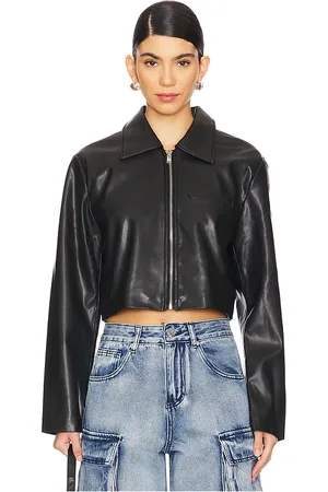 superdown X Emily Gemma Gabriella Faux Leather Jacket in