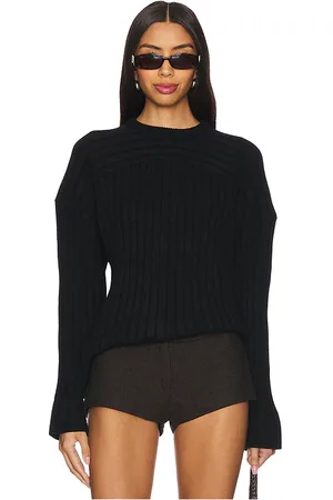 DANIELLE GUIZIO Cleon Rib Knit Pullover in