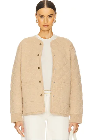 Guest In Residence Quilted Liner Cashmere Jacket in