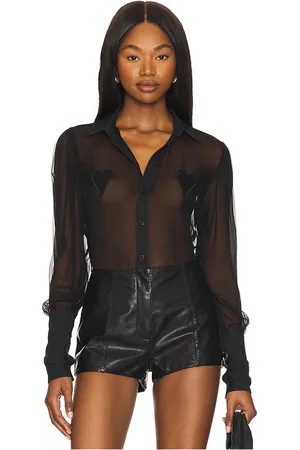 Fiorucci Balloon Sleeve Heart Bodysuit in