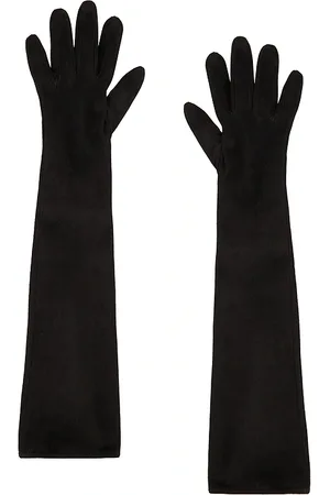 Manokhi Long Velvet Gloves in