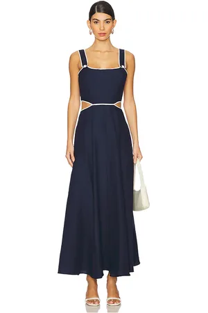 Simkhai Amren Cut Out Midi Dress in
