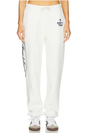 Free & Easy Script Heavy Fleece Sweatpants in