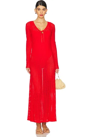 Simkhai Elton Keyhole Midi Dress in