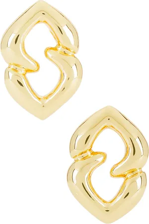 ANINE BING Abstract Heart Earrings in