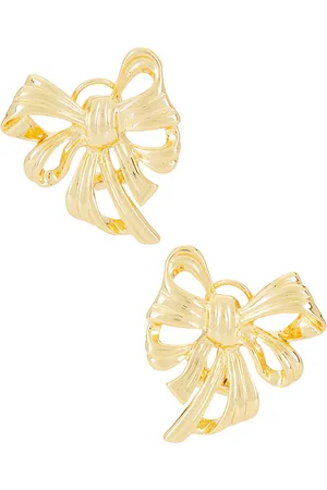 ANINE BING Bow Earrings in