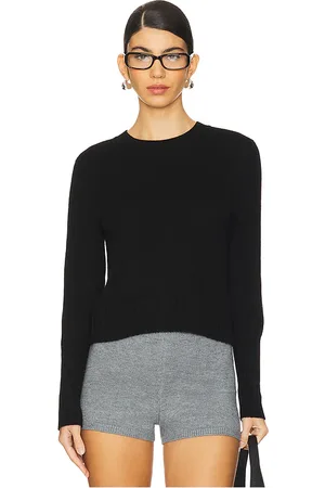 Guest In Residence Shrunken Crew Cashmere Top in