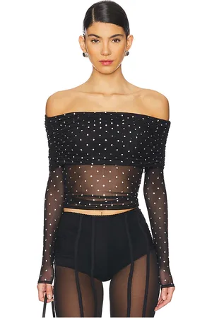 Retrofete Oriana Mesh Top in