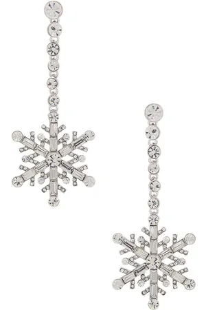 Baublebar Snowflake Linear Drop Earring in