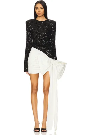 ROTATE Sequins Bow Mini Dress in