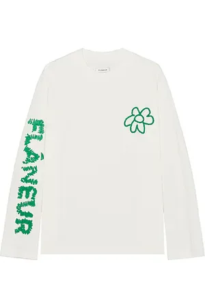 FLÂNEUR Flower Doodle Long Sleeve T