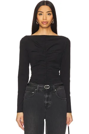 Frame Ruched Long Sleeve Top in