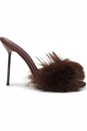 PARIS TEXAS Furry Lidia Mule in