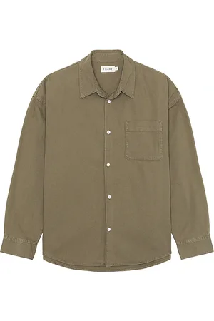 Frame Long Sleeve Relaxed Denim Shirt in