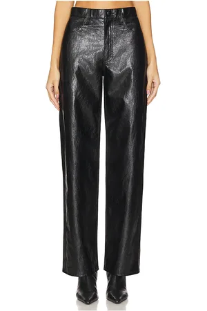 RAG&BONE Shea Faux Leather Foil Pant in