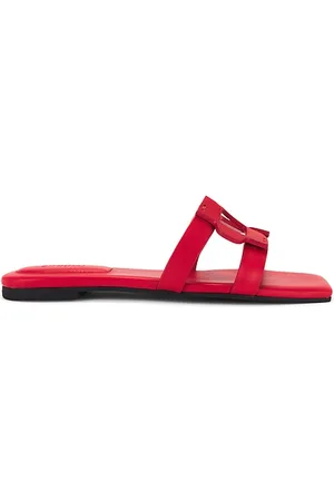 Simkhai Monogram Flat Slide in