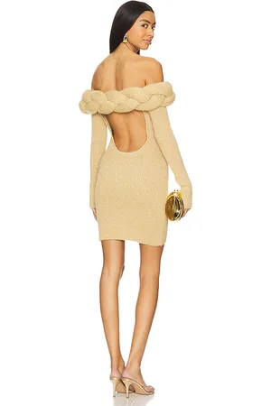 Vaillant Oversized Braid Knitted Mini Dress in