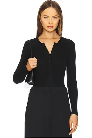 SNDYS Henley Bodysuit in