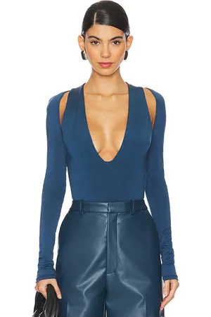 LAPOINTE V Neck Bodysuit in