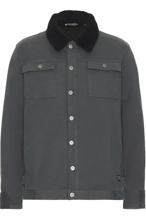 Travis Mathew Cloud Denim Sherpa Jacket in