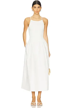 Shona Joy Aliah High Neck Midi Dress in