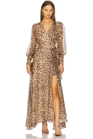 Bardot Lucianna Maxi Wrap Dress in