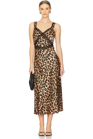 Bardot Emory Satin Slip Dress in