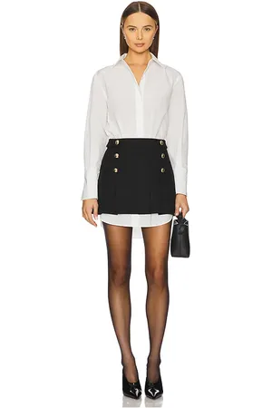 Simkhai Warren Shirt Combo Mini Dress in