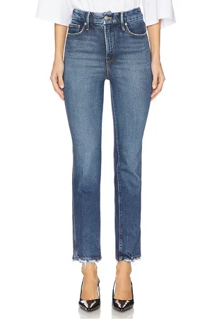 GOOD AMERICAN Good Curve Straight Jeans in