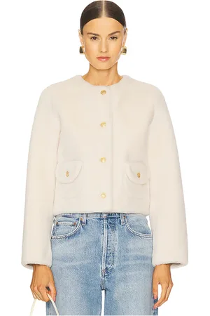 LOVESHACKFANCY Popelka Faux Fur Jacket in