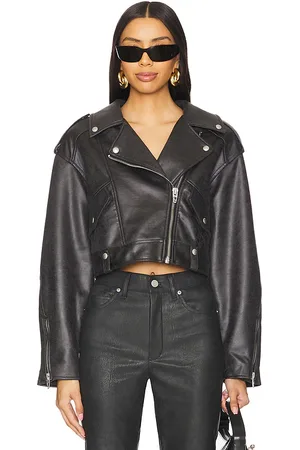 BLANK NYC Behind The Scene Distressed Moto Jacket in