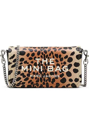 Marc Jacobs The Cheetah Leather Chain Mini Bag in