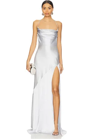 Retrofete Emery Embellished Silk Dress in