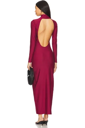 Nubyen Pinot Noir Low Back Dress in