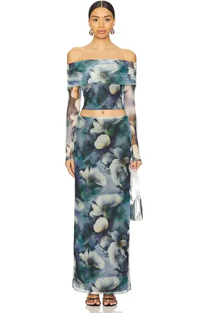 MORE TO COME Esmeralda Maxi Skirt Set in