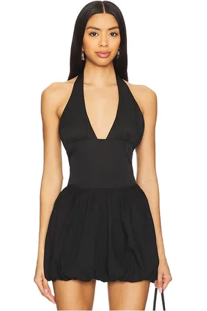 superdown Olive Halter Top in