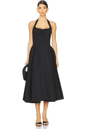 LINE & DOT Abbott Halter Midi Dress in