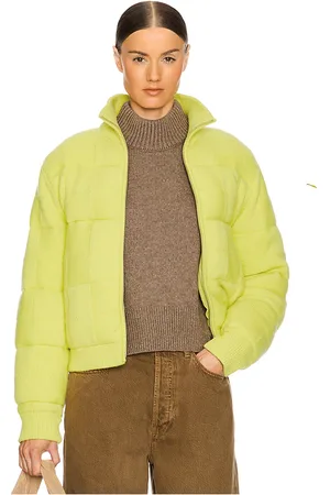 Guest In Residence Quilted Cashmere Blend Puffer Jacket in