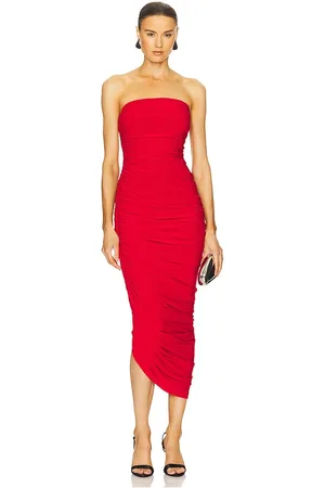 Norma Kamali Strapless Diana Gown in