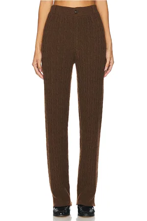 Guest In Residence Cashmere Cable Trouser in