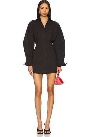 The Attico Long Sleeve Shirt Dress in