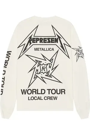 Represent X Metallica 40 Year Anniversary Long Sleeve Tee in