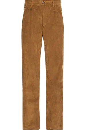 Bound Wide Leg Cord Trouser in