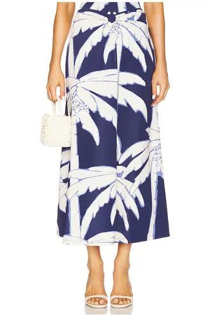 JOHANNA ORTIZ Palms Breath Of Life Midi Skirt in