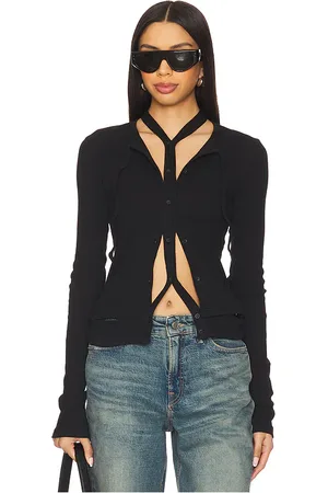 OTTOLINGER Double Closure Rib Cardigan in
