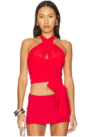 MAJORELLE Charlize Halter Top in