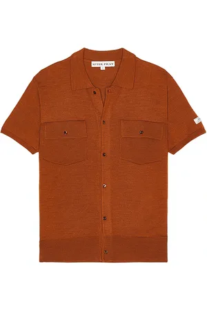 AFTER PRAY Maurice Polo Knit Cardigan in