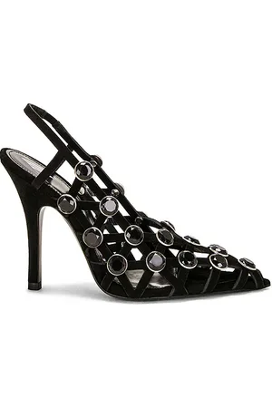 The Attico Grid Sling Back Pump in
