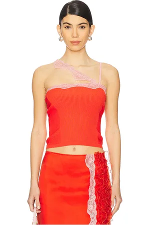 Vaillant Knit Cami With Asymmetrical Strap in
